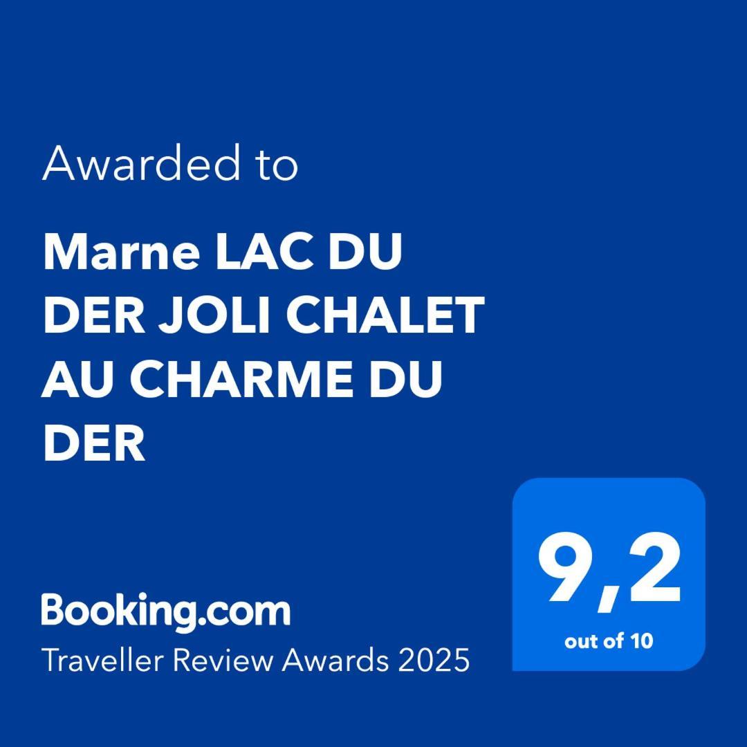Marne Lac Du Der Joli Chalet Au Charme Du Der Chatillon-sur-Broue Exteriér fotografie